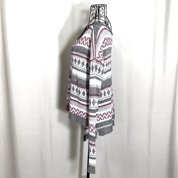 HOLLISTER Nordic Fair Isle Open Knit Boatneck Sweater - Picture 3 of 10